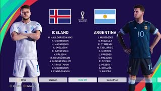 FIFA WORLD CUP QATAR 2022 QUARTER-FINAL  [  ARGENTINA VS ICELAND ]