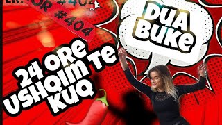 I  ONLY ATE RED FOOD FOR 24 HOURS CHALLENGE | Ushqim Te Kuq Per  24 ORE || Ngela pa buke 🤨