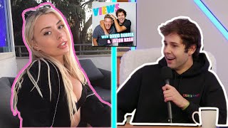 Corinna tells David Dobrik her Crazy Bedroom Stories