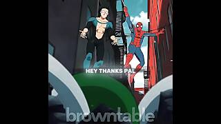 INVINCIBLE MEETS SPIDER-MAN EDIT | Feel it [slowed] #invincible #spiderman #4k