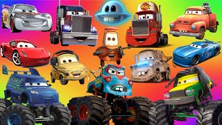 Looking For Disney Pixar Cars 3 Lightning Mcqueen, Doc Hudson, Luigi, Bobby Swift, Fillmore, Fritter