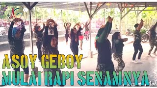 Aerobick || Asoy Geboy || Mulai Rapi senam di Kolam Leaa