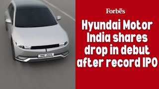 Hyundai Motor India shares drop in debut after record IPO