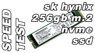 sk hynix 256gb M.2 nvme SSD Speed Test on HP15-db0063nv laptop