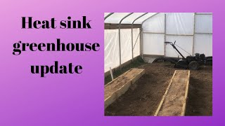 Update on geothermal heat sink greenhouse project