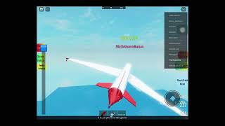 Airplane crash in roblox