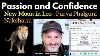 A Month of Passion Confidence and Hard Work - New moon in Leo Cycle   Purva Phalguni Nakshatra