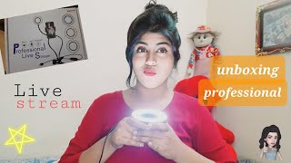 Laalu ke liye naya Gift ! Unboxing Professional | Live stream Ring Light || Rituals