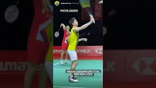 BWF WORLD TOUR FINALS 2021 | KEVIN "HEADBAND" SANJAYA ON COURT!🇮🇩😍