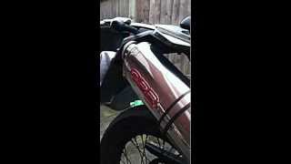 Yamaha XT125R GPR exhaust