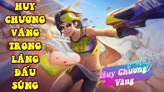 Violet Huy Chương Vàng Trang Phục Free Nhưng Sức Mạnh Không Free 1 Mình Chọi Với 3 Xạ Thủ Team Bạn