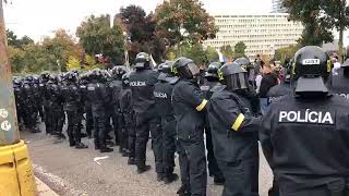 Protest proti vládě Igora Matoviča v Bratislavě 17.10.2020