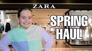 ZARA KIDS SPRING 2022 HAUL and TRY ON  [ Shopping at Zara #zara