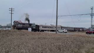 Waterloo Central Railway Christmas Train in Waterloo Ontario December 10th 2022