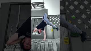 Airbaby to One Hand Freeze 🤸🏻 Bboy Balance Tricks & Combos #shorts #bboy #handstand