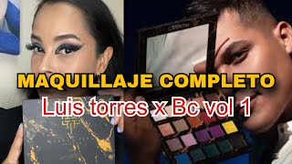 Sera posible?😱 Luis torres x beauty creations vol 1/ ojos, rostro y labios con la misma paleta