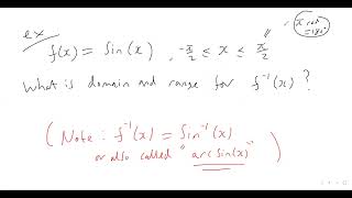 40. HOW DO YOU CALCULATE DOMAIN AND RANGE OF INVERSE FUNCTIONS? (A-level Maths, Pure Maths Video 40)