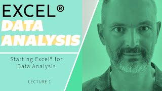 Starting with Microsoft Excel for Data Analysis