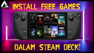 Install Free Games dalam Steam Deck 2023! SteamOS (Crack atau Repack) Senang dan mudah - Method 1