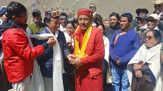 Mr Sonam wangchuk said Thanks to people of garja for warm welcome #sonamwangchuk