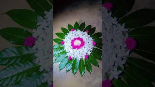 Beautiful flowers rangoli design 🥰🥰 #shorts #viral