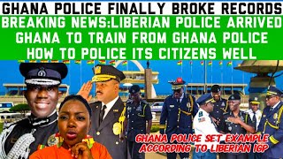 GHANA POLICE NOW THE TALK OF THE WORLD AS LIBERIAN POLICE CAME TO LEARN FROM GHANA POLICE  😮