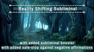 Reality Shifting Subliminal // Safe and Very Powerful