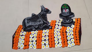 Mahashivratri Special Shivling Rangoli | 3D Rangoli | Lord Shiva with Nandi 🙏🙏Rangoli