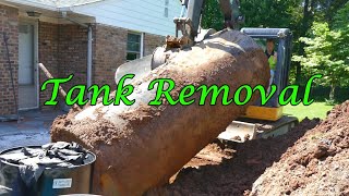 Oil to Gas Conversion Part 3: Removing the oil tank.