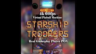 Starship Troopers (Sega 1997) VPX 10.7 - 4k 60fps Virtual Pinball Machine - Visual Pinball X