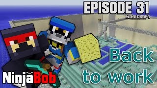 Minecraft PS4 - "Back to work" Hollow Mountain Ep. 31