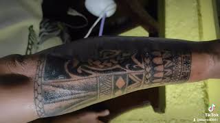 Polynesian Forearm #tattoo #polynesian #polynesiantattoo #forearm #halfsleeve #ytshorts #tiktok