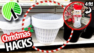 SHOCKING $1 Dollar Tree HAMPER HACKS for Christmas! 2024