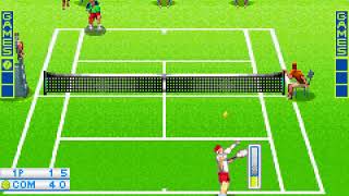 Virtua Tennis gameplay on GBA