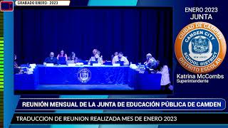 JUNTA DE EDUCACION Enero 2023