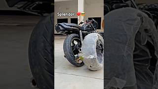 200no. tyre look 🔥 karo check 🚀#rohitdingaan #splendor #trending #youtubevideos #bikemodification