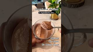 ✨Chocolate Mousse- eggless, no sugar, no heavy cream #short #food #viral @aparajitaspicygrill