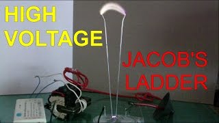 How to Make a Jacob's Ladder Travelling Electric Arc (Super Easy)