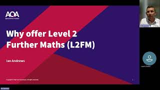 Why choose AQA Level 2 Further Maths?