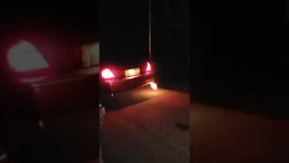 Grand Marquis SPITTING FIRE! 4.6 Hard Revs #builtfordtough #grandmarquis #dualexhaust