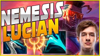 Insane Nemesis Lucian - Faker EU #short #LoL