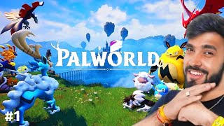 MY FIRST DAY IN NEW POKEMON WORLD! WITH @TechnoGamerzOfficial  😍 | Palworld | #1