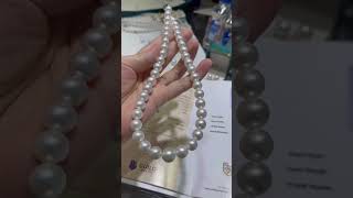 9-11.6mm Australia white pearl necklace