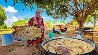 Get A Taste Of Authentic African Village Life: #cooking  Beef Curry And Chapati For Breakfast