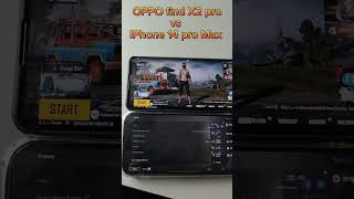 #pubgtest OPPO find X2 pro vs iphone 14 pro max pubg speed test