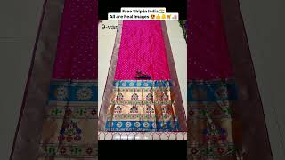 Pure Soft Kanchivaram Paithni Silk 9 Yards Saree 😃Rs. 2499 FREE SHIP 🇮🇳Details 📝👇#video #yt #videos