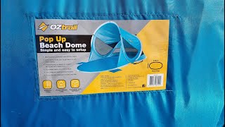 Oztrail Beach Pop Up How To Fold Down (Costco)