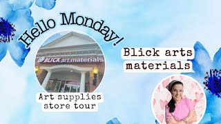 HELLO MONDAY! - STORES TOUR - BLICK ARTS MATERIAILS, GA #blickarts #sugarscrap #usstorestour