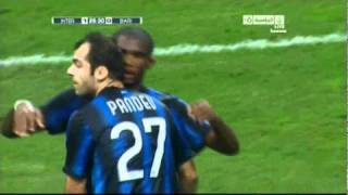 Serie A 2010-2011: Inter 4-0 Bari Milito's First Goal (1-0)