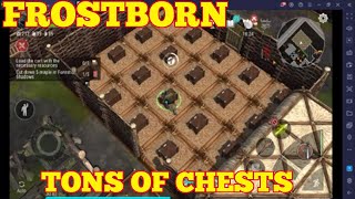 RAIDING PEOPLES BASES WHILE 2 PEOPLE RAID MY BASE PVP - FROSTBORN GAMEPLAY